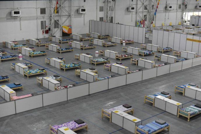 Centro de aislamiento COVID-19 Costa Salguero.