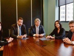 MESA. Jimena de la Torre, Leandro Cuccioli, Mariano Federici (UIF), María Eugenia Talerico (UIF) y Jaime Mecikovsky.