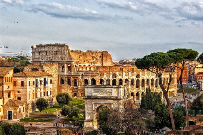 El Coliseo romano (Italia)