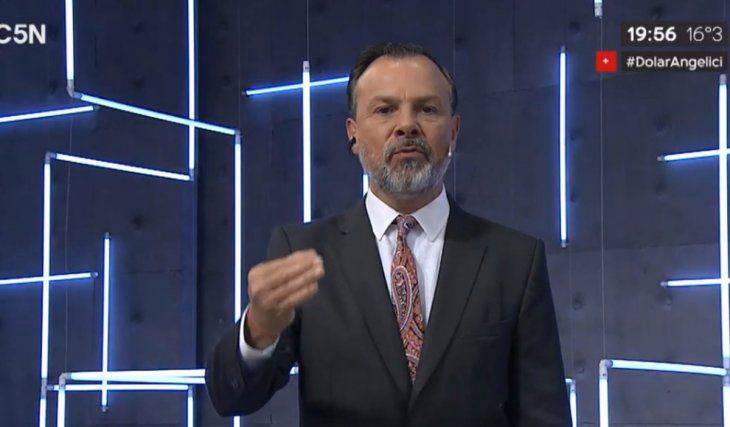 Gustavo Sylvestre encabeza "Minuto uno" en las noches de C5N.