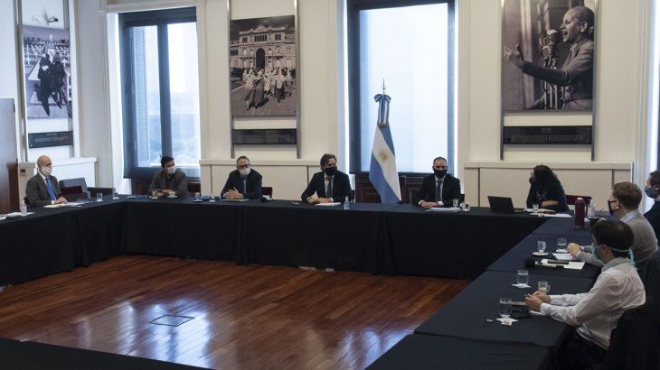 La reunión fue en Casa Rosada-