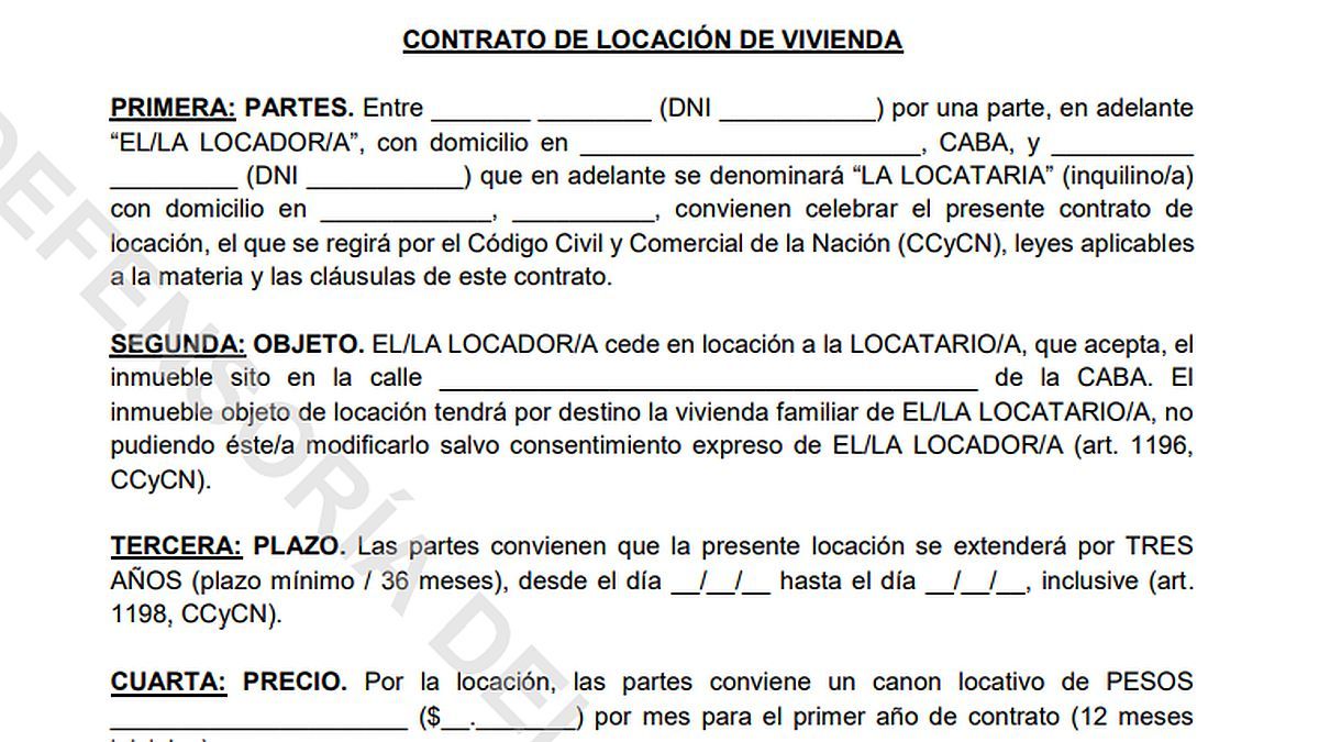 Modelo De Contrato De Alquiler De Vivienda 2018 Argentina – Financial ...