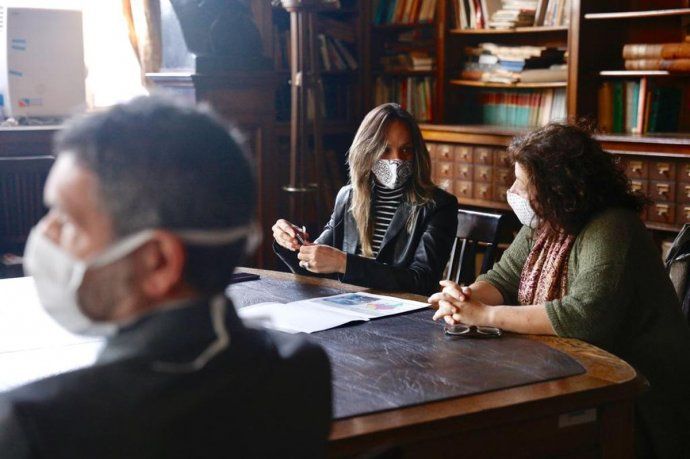 Galmarini y Vizzoti se reunieron en el Malbrán.