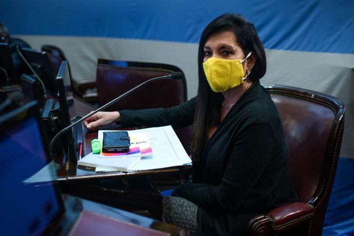 La senadora de Juntos por el Cambio, Laura Rodríguez Machado.