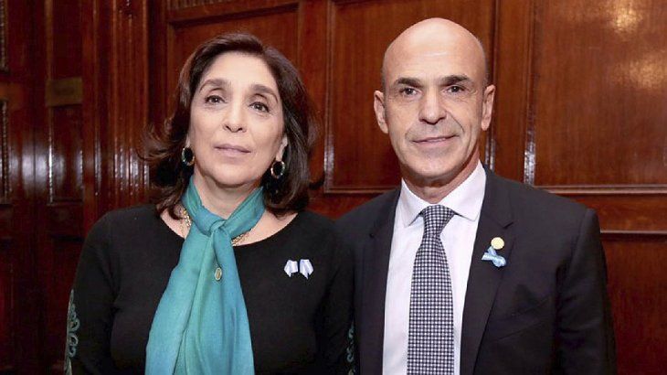 Silvia Majdalani y Gustavo Arribas, los dos jefes de la AFI involucrada en las maniobras de espionaje ilegal durante el Gobierno de Mauricio Macri. 