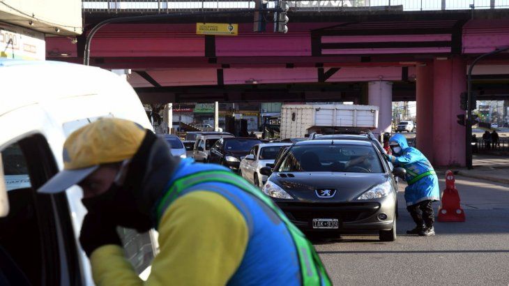 Controles en Panamericana. 