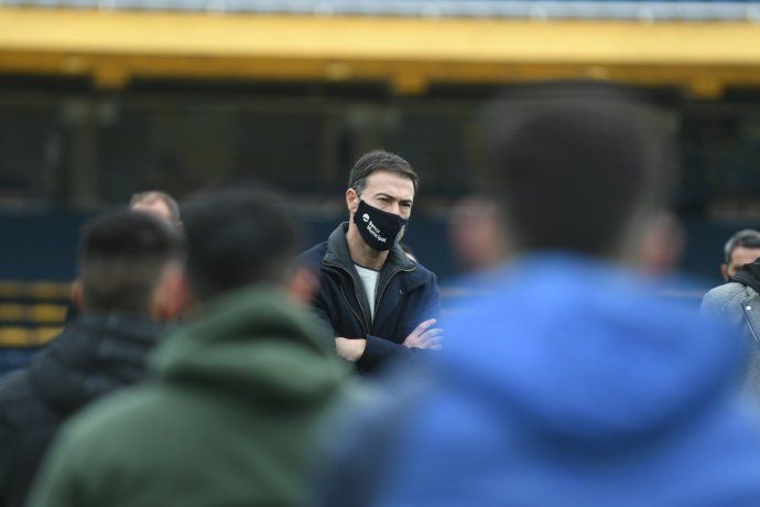 En las imágenes que difundió el club