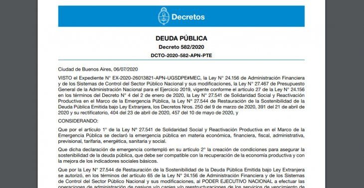 Deuda: Gobierno oficializa la mejora en la oferta a bonistas