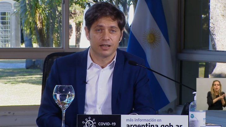 El gobernador de la provincia de Buenos Aires, Axel Kicillof.