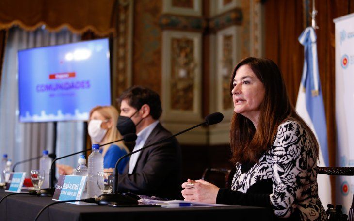  La ministra de las Mujeres, Políticas de Género y Diversidad Sexual, Estela Díaz.