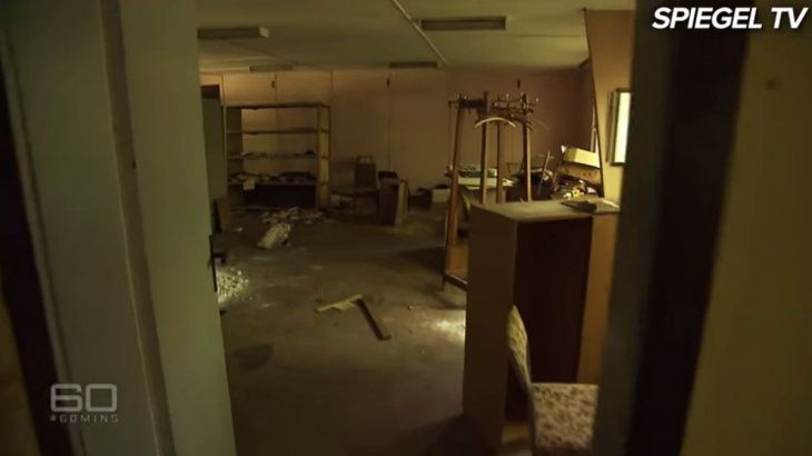 El interior del escondite de Christian Brueckner.