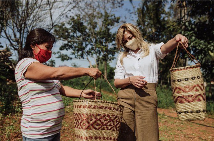 La primera dama Fabiola Yañez participa del lanzamiento de la campaña global "Mujeres rurales, mujeres con derechos"