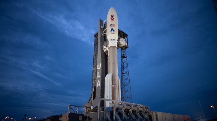 Este es el Atlas V de United Launch Allianc que lleva al Perceverance a Marte.