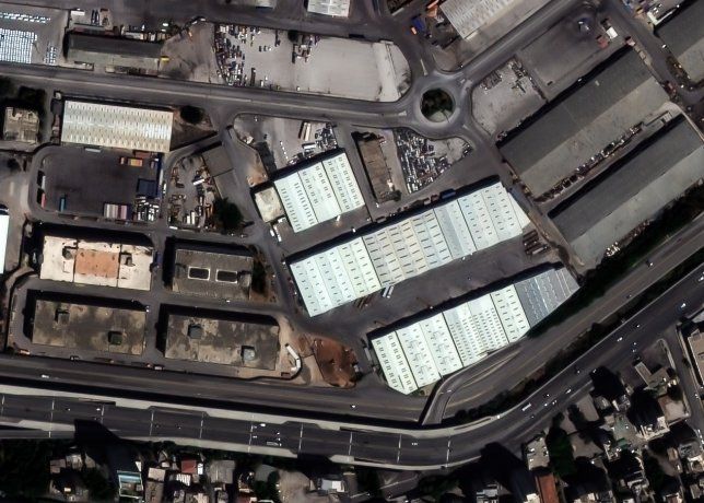 Así se veían los almacenes.