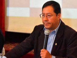 El candidato presidencial del MAS, Luis Arce.