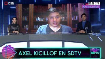 Axel Kicillof en Sobredosis de TV. Axel Kicillof en Sobredosis de TV.