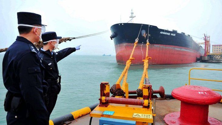 Los contenedores mar adentro de China poseencerca de 90 millones de barriles de petróleo y crudo condensado.