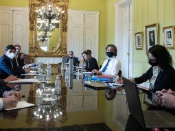 El Jefe de Gabinete de Ministros de la Nación, Santiago Cafiero, encabezó una nueva reunión del Gabinete Económico en Casa Rosada.