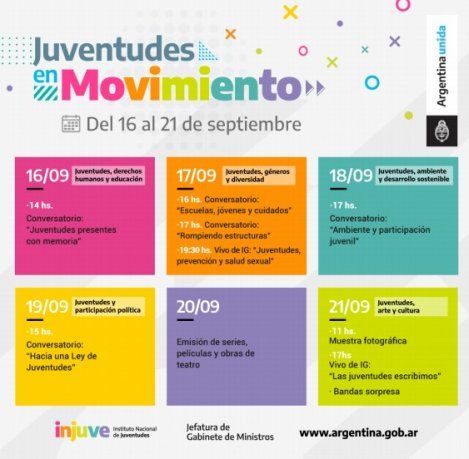 Propuestas de INJUVE para los estudiantes.