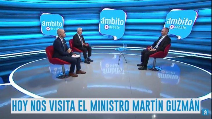 Martín Guzmán afirmó en Ámbito Dabate que la estrategia argentina ante el FMI estará basada