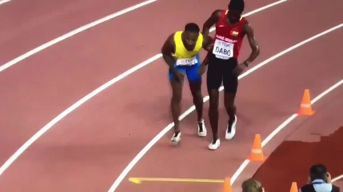 Atleta finalizó prueba de 5.000 metros al borde del desmayo gracias a