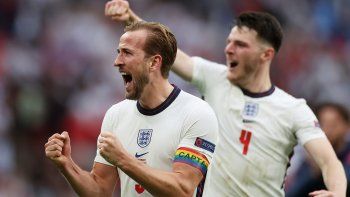Harry Kane celebra el segundo gol de Inglaterra, que sentenció el triunfo ante Alemania en la Eurocopa.&nbsp;
