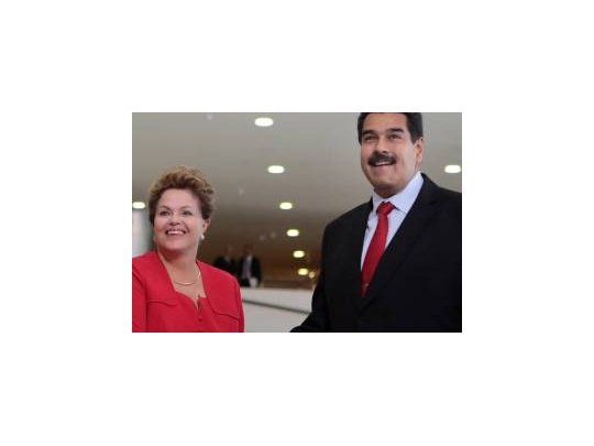 Dilma Rousseff y Nicolás Maduro