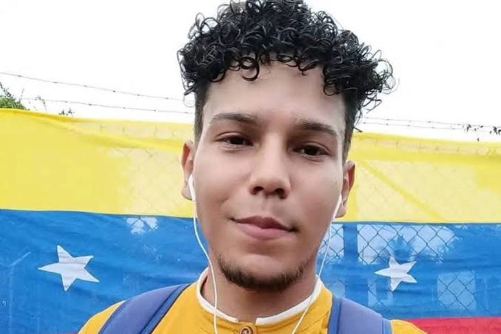 Juan Francisco Alvarado, estudiante de periodismo que se encontraba preso en Venezuela.