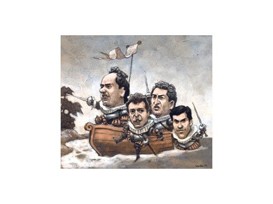 Daniel Scioli, Sergio Massa, Sergio Urribarri y Juan Manuel Urtubey