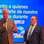 Osvaldo Cordine recibió la distinción en un evento en el que participaron más de 200 personas. Osvaldo Cordine recibió la distinción en un evento en el que participaron más de 200 personas.