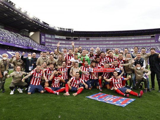 Atlético de Madrid consiguió su 11° título en la Liga de España, el segundo con Simeone como DT.