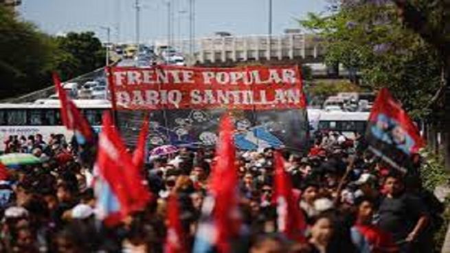 Protesta contra la suba de precios.&nbsp;