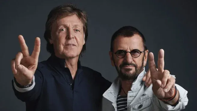 Paul y Ringo, como en los viejos tiempos.