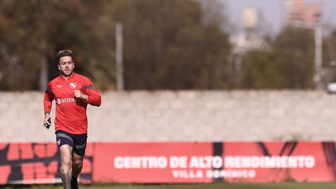 Esperando el debut. Julio Buffarini ya entrena con Independiente y podría debutar en Copa Argentina.