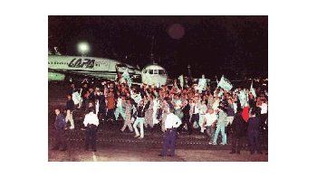 AEROLÍNEAS: VUELOS TRABADOS POR CONFLICTO