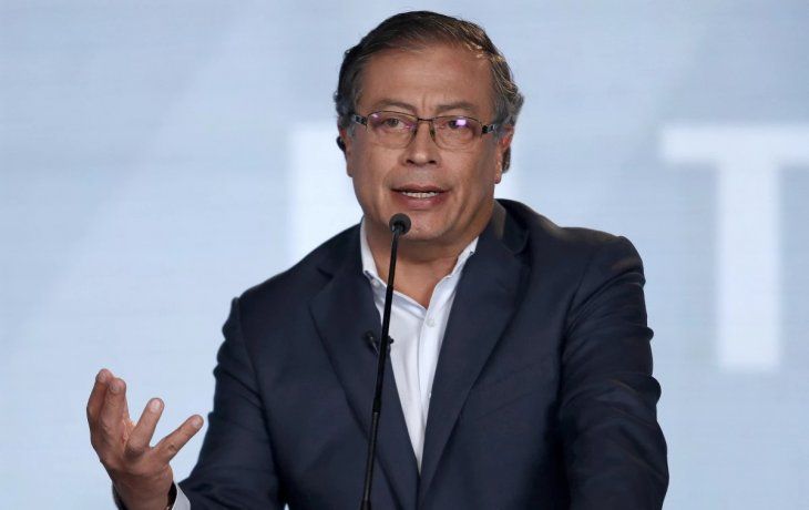 El candidato presidencial de la izquierda en Colombia Gustavo Petro.