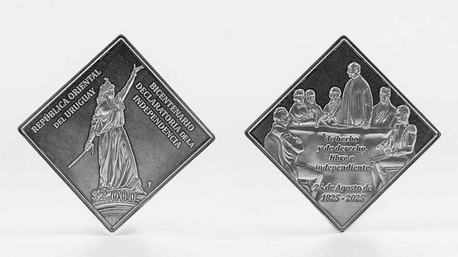 Cómo es la nueva moneda conmemorativa del BCU.