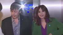 cristina kirchner llego a c5n para su entrevista con duro de domar