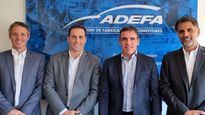 Autoridades ADEFA 2022-23: Gonzalo Ibarzabal (secretario), Martín Zuppi (vicepresidente), Martín Galdeano (presidente) y Manuel Mantilla (vicepresidente). Foto ADEFA.