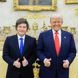 Milei tuvo su reunión con Trump, no tan positiva como hubiera deseado, pero al menos se lleva algunas fotos. Para el mercado financiero, en cambio, todo terminó en una desilusión, donde el Gobierno tuvo gran culpa.    Milei tuvo su reunión con Trump, no tan positiva como hubiera deseado, pero al menos se lleva algunas fotos. Para el mercado financiero, en cambio, todo terminó en una desilusión, donde el Gobierno tuvo gran culpa.