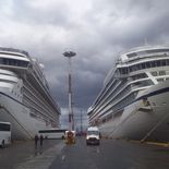 El Puerto de Ushuaia es uno de los pilares económicos de la capital provincial. El Puerto de Ushuaia es uno de los pilares económicos de la capital provincial.