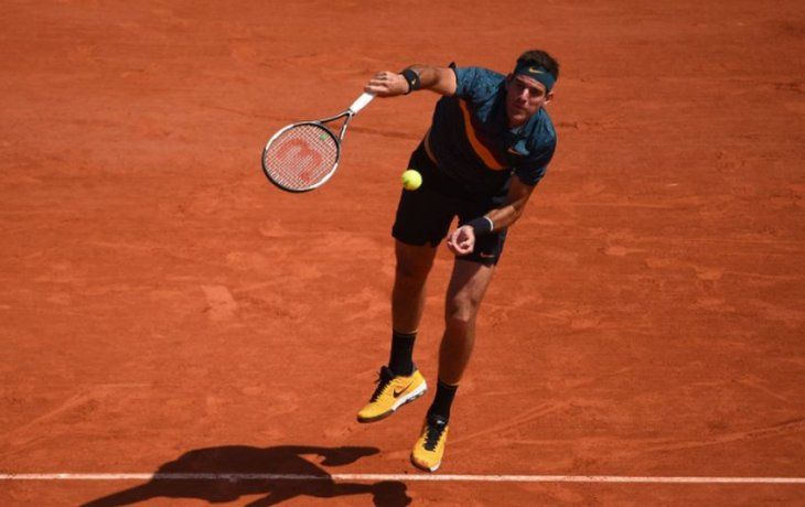 del potro remonto un arranque muy dificil y celebro en su debut en roland garros