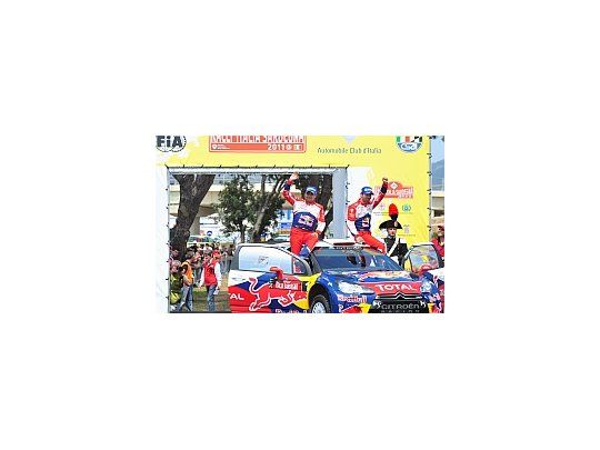 El francés Sébastien Loeb se adjudicó el rally de Cerdeña y se consolida en el campeonato mundial.