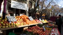 El valor de la fruta y la verdura subió a partir de las inclemencias climáticas.