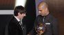 Guardiola gave the Ballon d'Or to Messi in 2011 Guardiola gave the Ballon d'Or to Messi in 2011