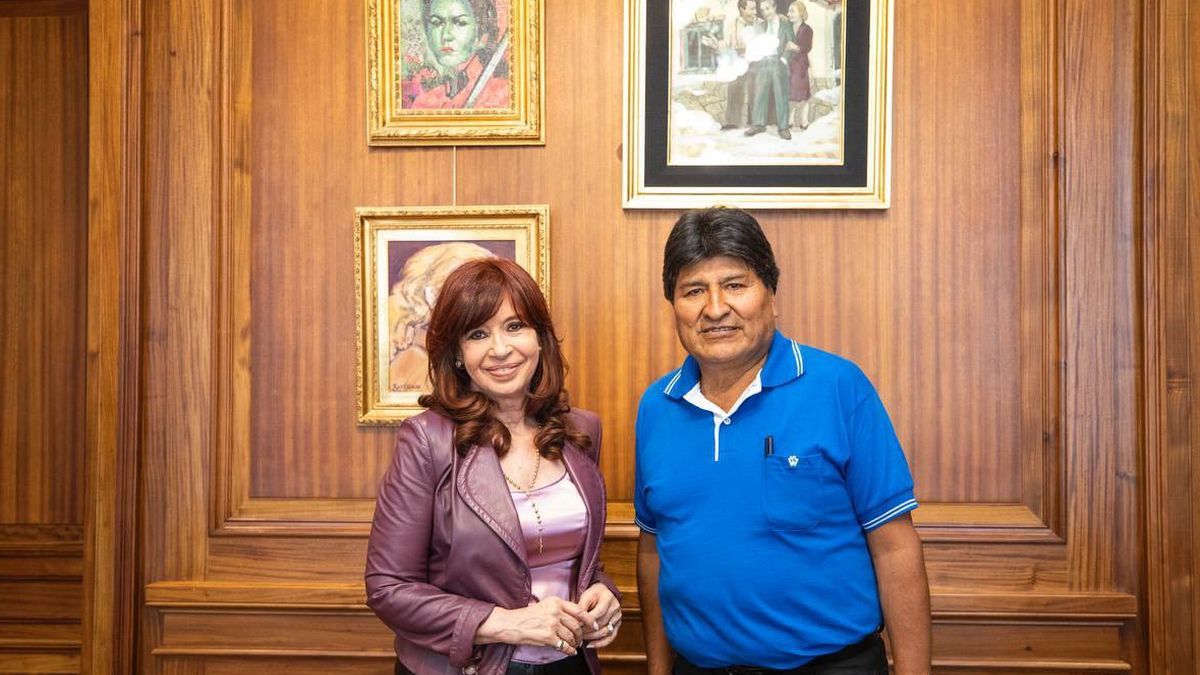Cristina Fernández de Kirchner recibió a Evo Morales y criticó las "maniobras del Partido Judicial"