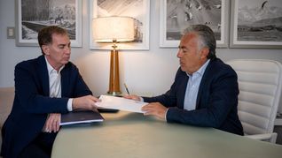 Diego Santilli y Alfredo Cornejo se reunieron en Mendoza. Diego Santilli y Alfredo Cornejo se reunieron en Mendoza.