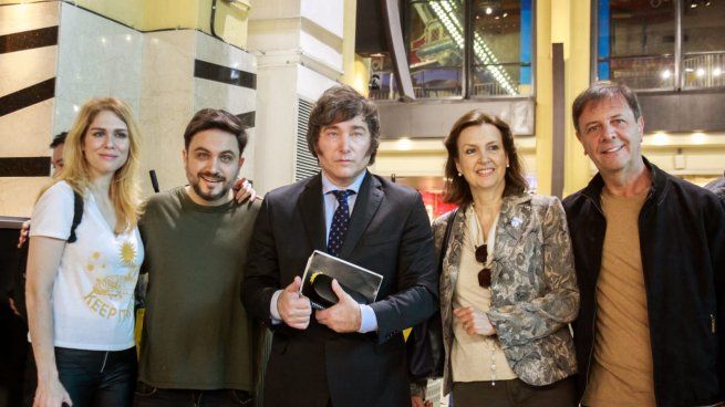 Javier Milei y sus candidatos.&nbsp;