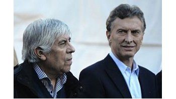 Hugo Moyano y Mauricio Macri