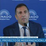 Arrancó en el Senado el debate en comisiones de Modernización Laboral y Glaciares. Arrancó en el Senado el debate en comisiones de Modernización Laboral y Glaciares.